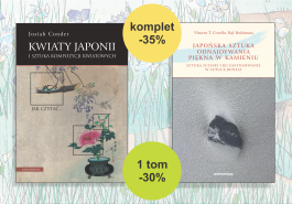 Komplet książek: „Kwiaty Japonii i sztuka kompozycji kwiatowych” i „Japońska sztuka odnajdywania piękna w kamieniu”
